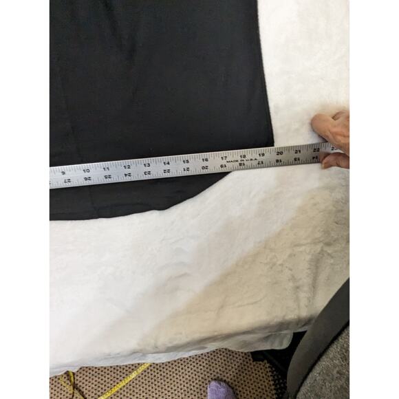 INC International Concepts Women Top L Black Blouse Long Sleeves Shirt - Picture 8 of 10